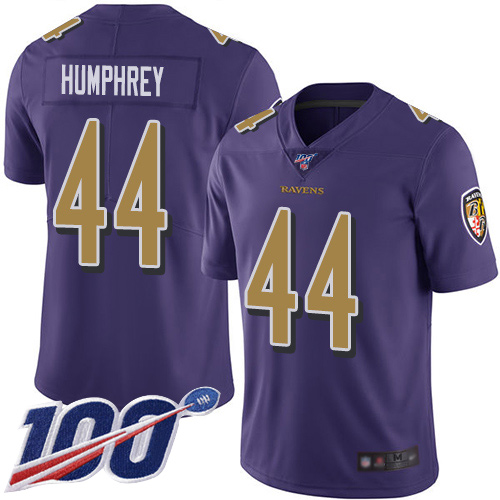 Baltimore Ravens Limited Purple Men Marlon Humphrey Jersey NFL Football #44 100th Season Rush Vapor Untouchable